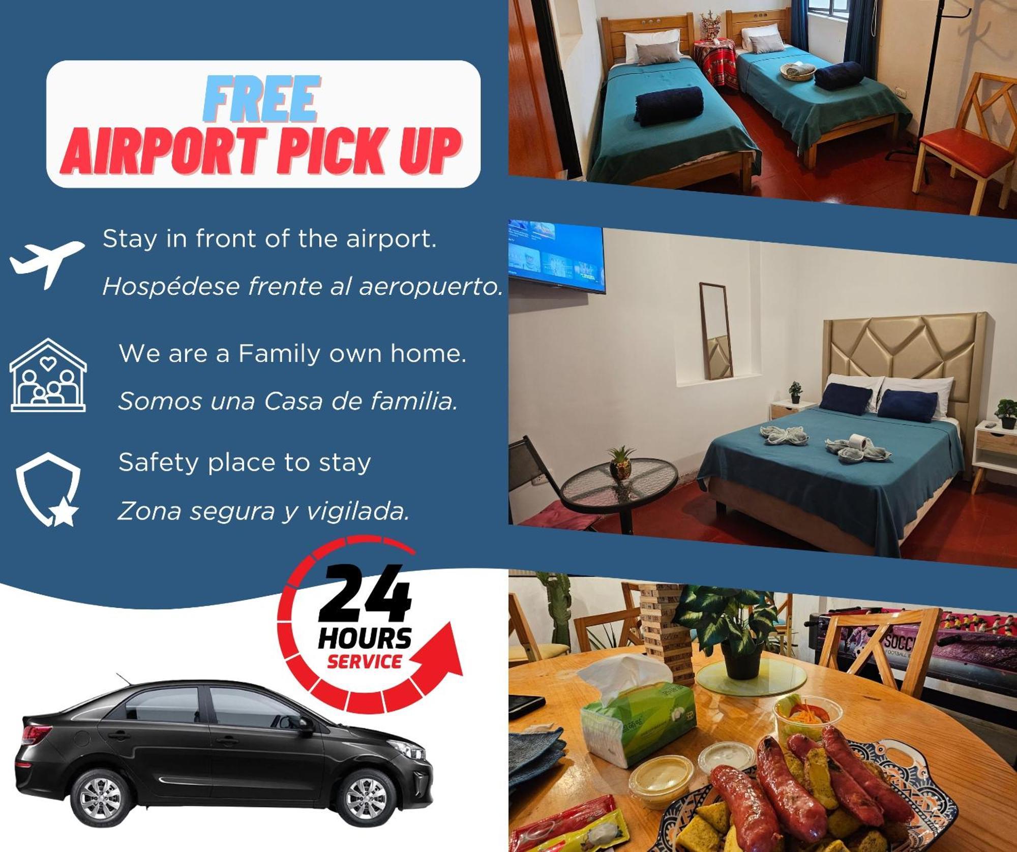 Lima Airport Hostel With Free Airport Pick Up Callao Exterior photo